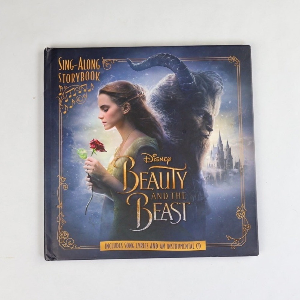 Disney Beauty and the Beast Sing-Along Storybook Hardcover 2017‎ No CD